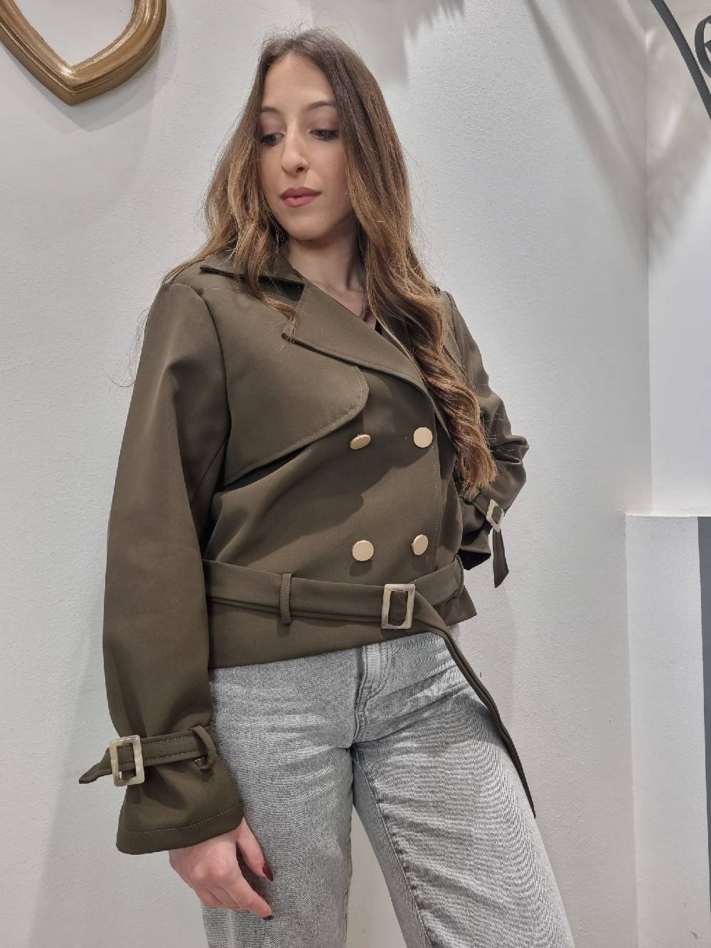 Le Chicche Trench Crop Smaltimento dello stoccaggio