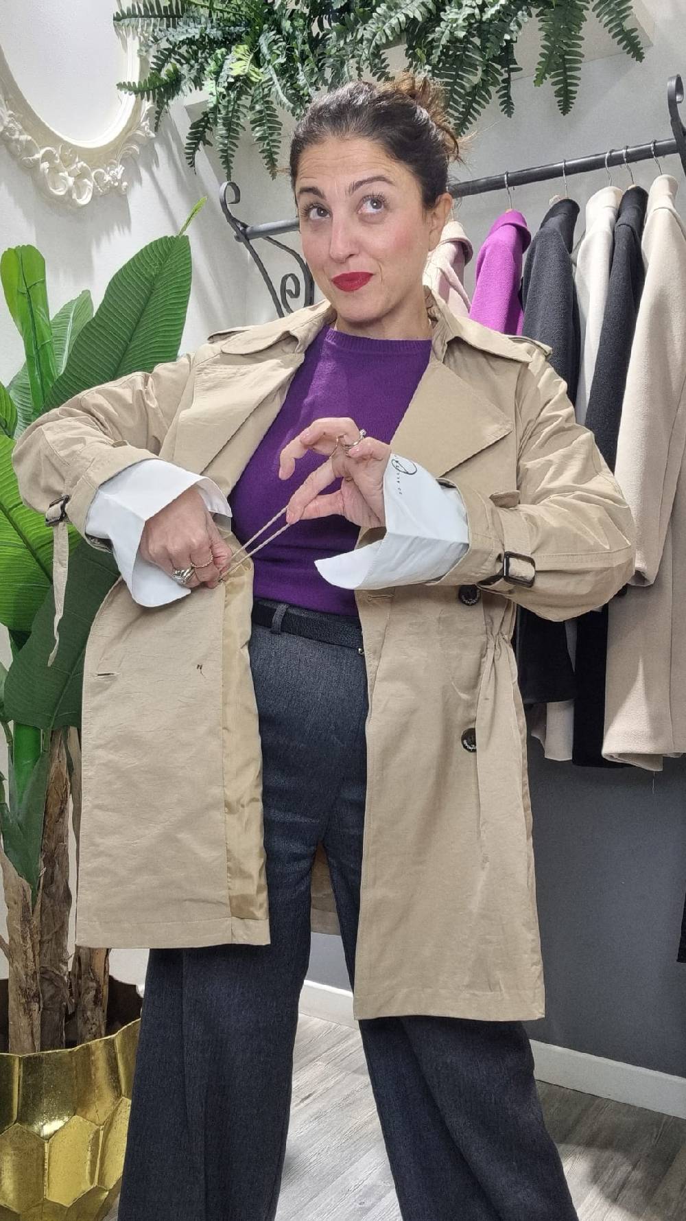 Le Chicche Trench Love Vendita calda