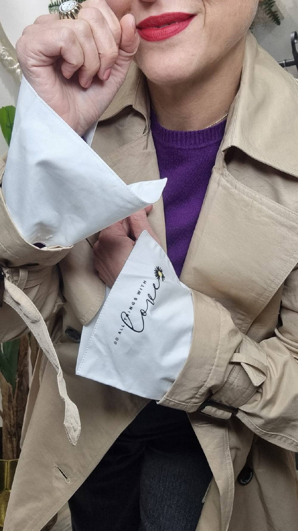 Le Chicche Trench Love Vendita calda