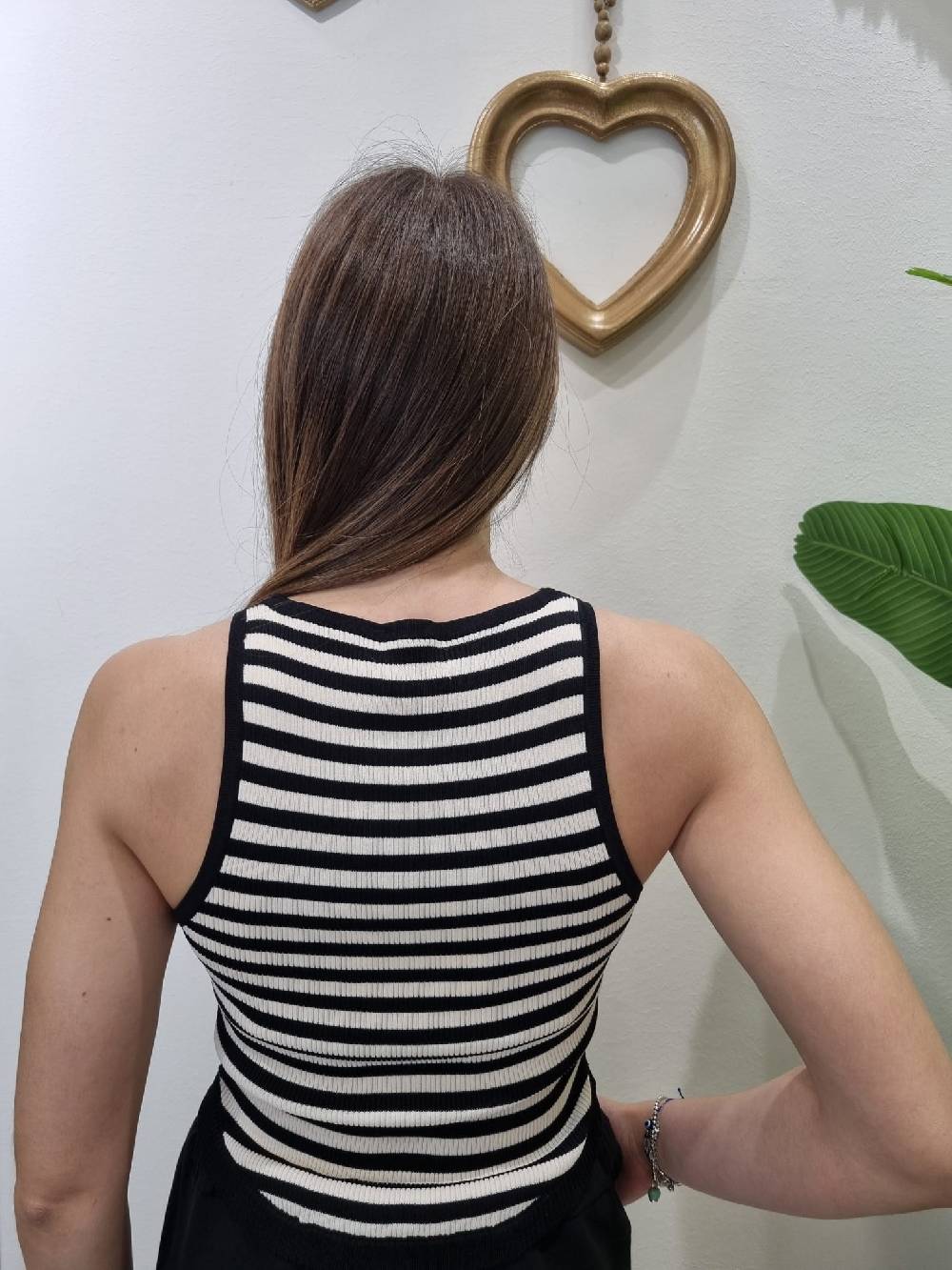 Le Chicche Top Vogatore Righe Offerta speciale della fabbrica