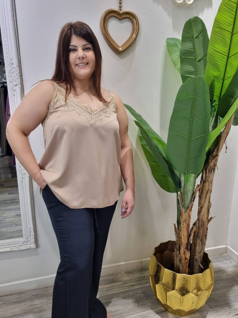 Le Chicche Top Bretellina Curvy In Vendita