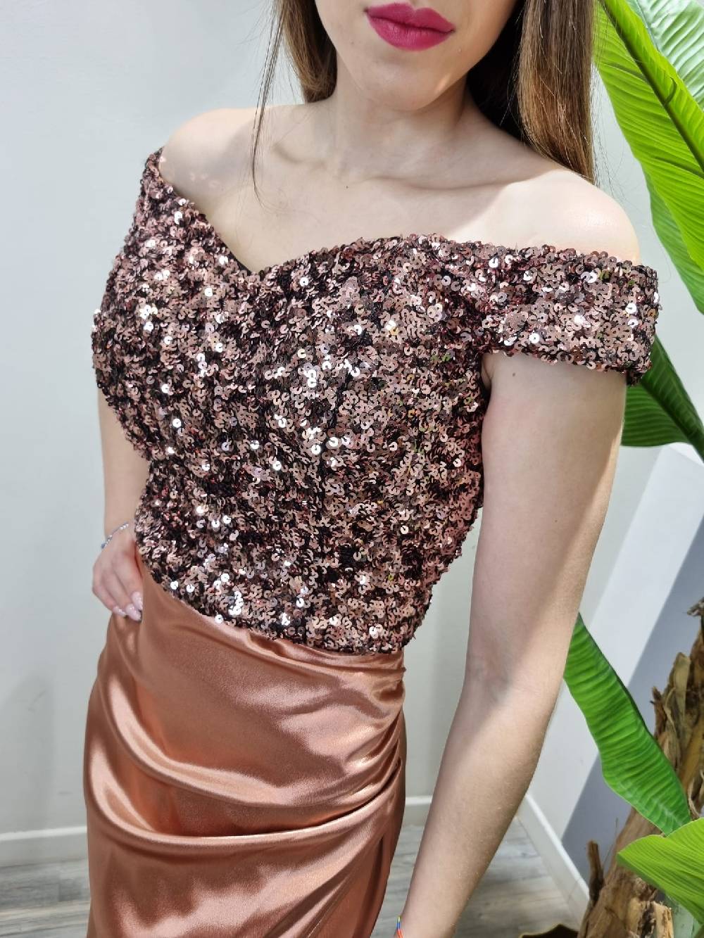 Le Chicche Top Crop Paillettes 942 Hotsell