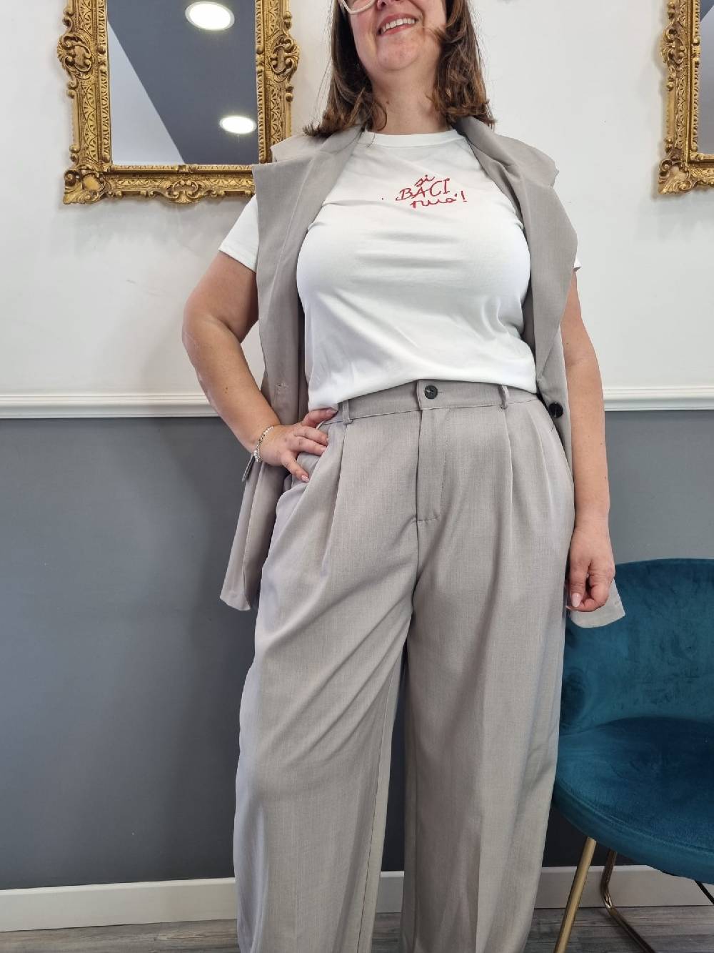 Le Chicche Tailleur Sabbia Curvy Offerta esclusiva