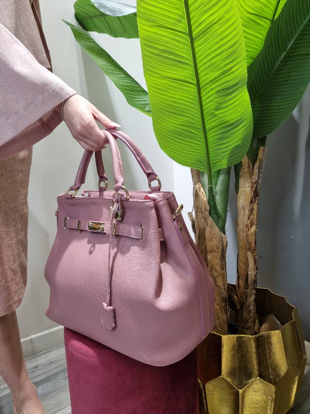 Le Chicche Borsa Kelly Pelle Online Outlet