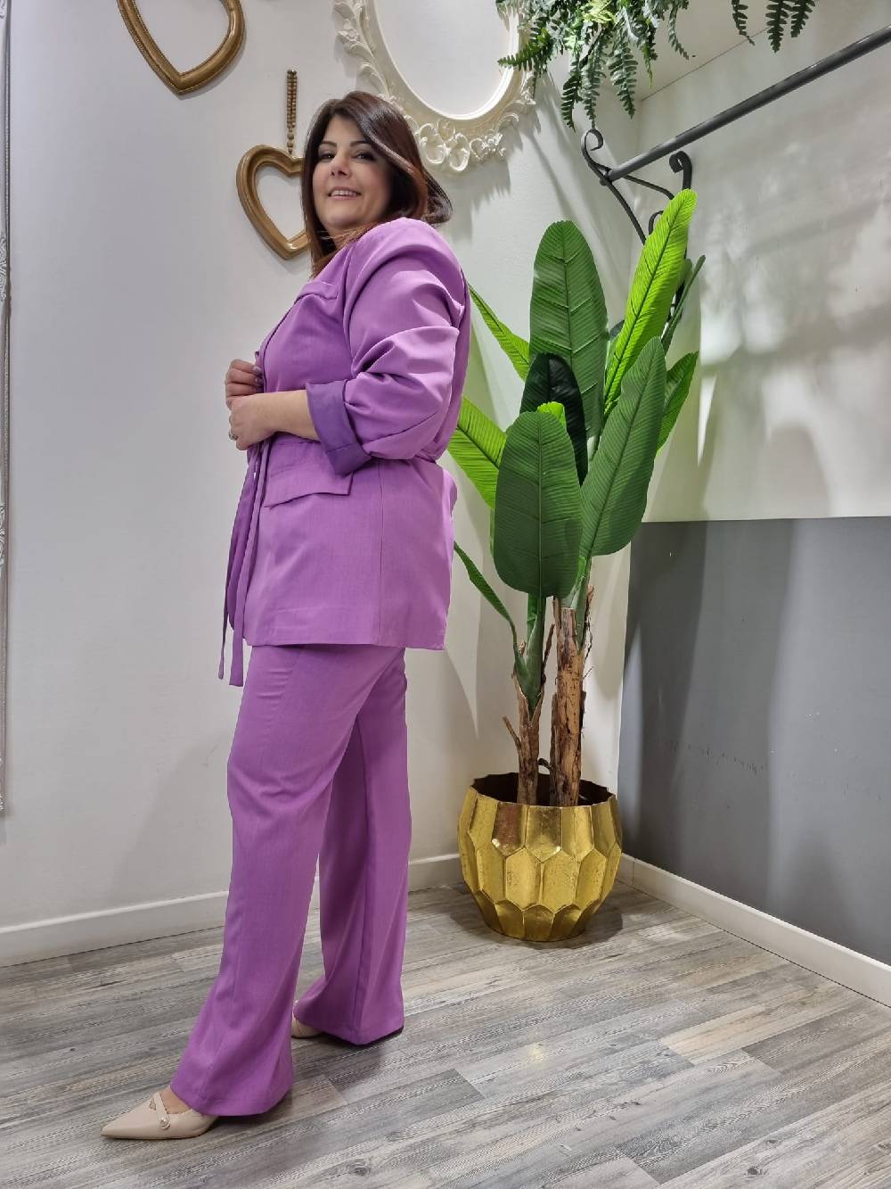 Le Chicche Tailleur Lilla Curvy Giacca Prezzo basso