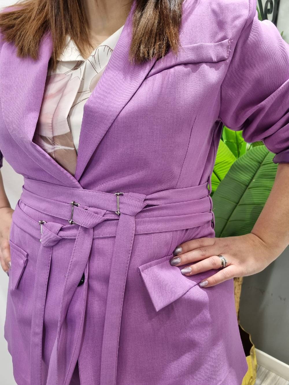 Le Chicche Tailleur Lilla Curvy Giacca Prezzo basso