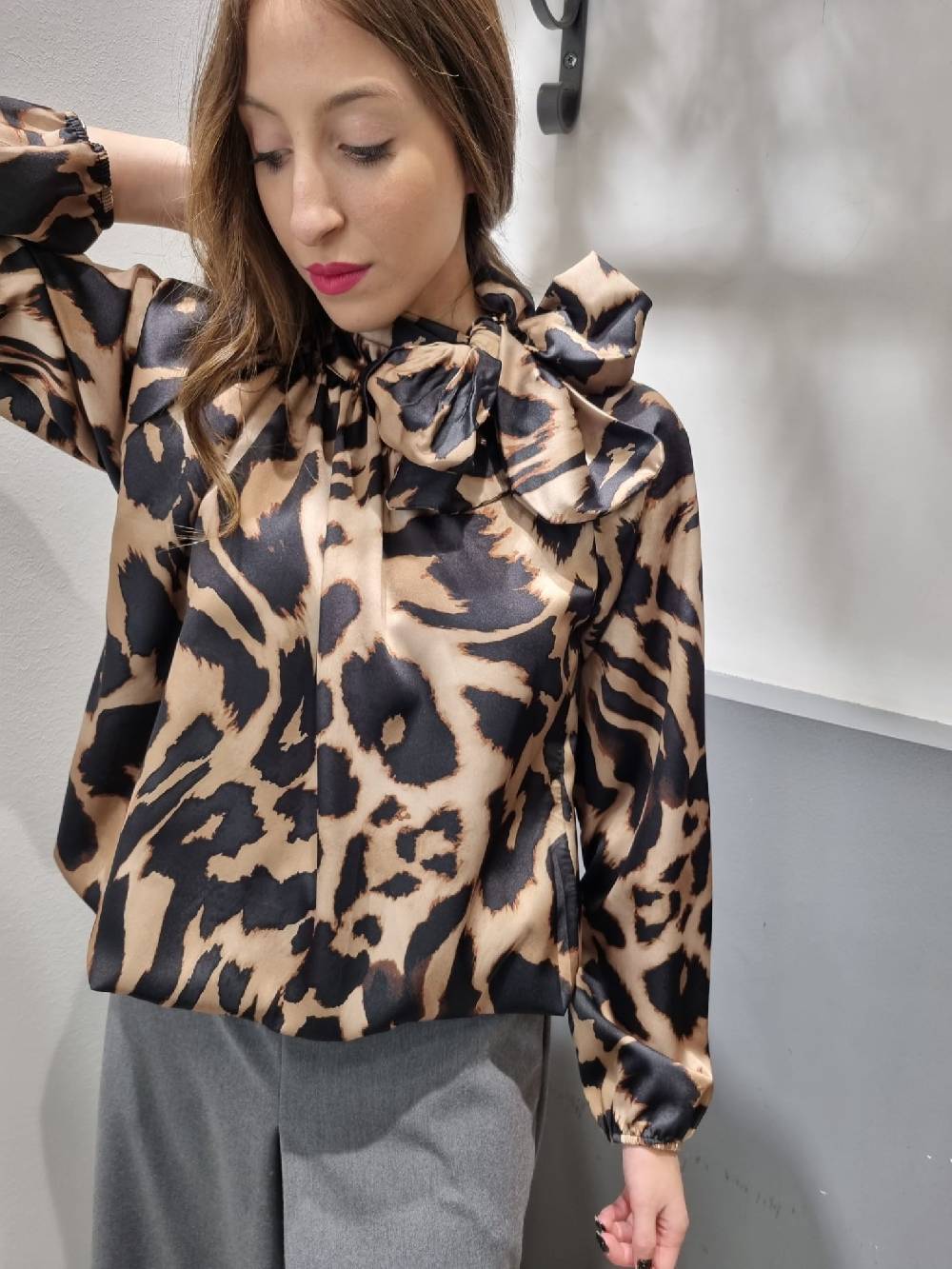 Le Chicche Blusa Fiocco Fantasia Ritorno libero
