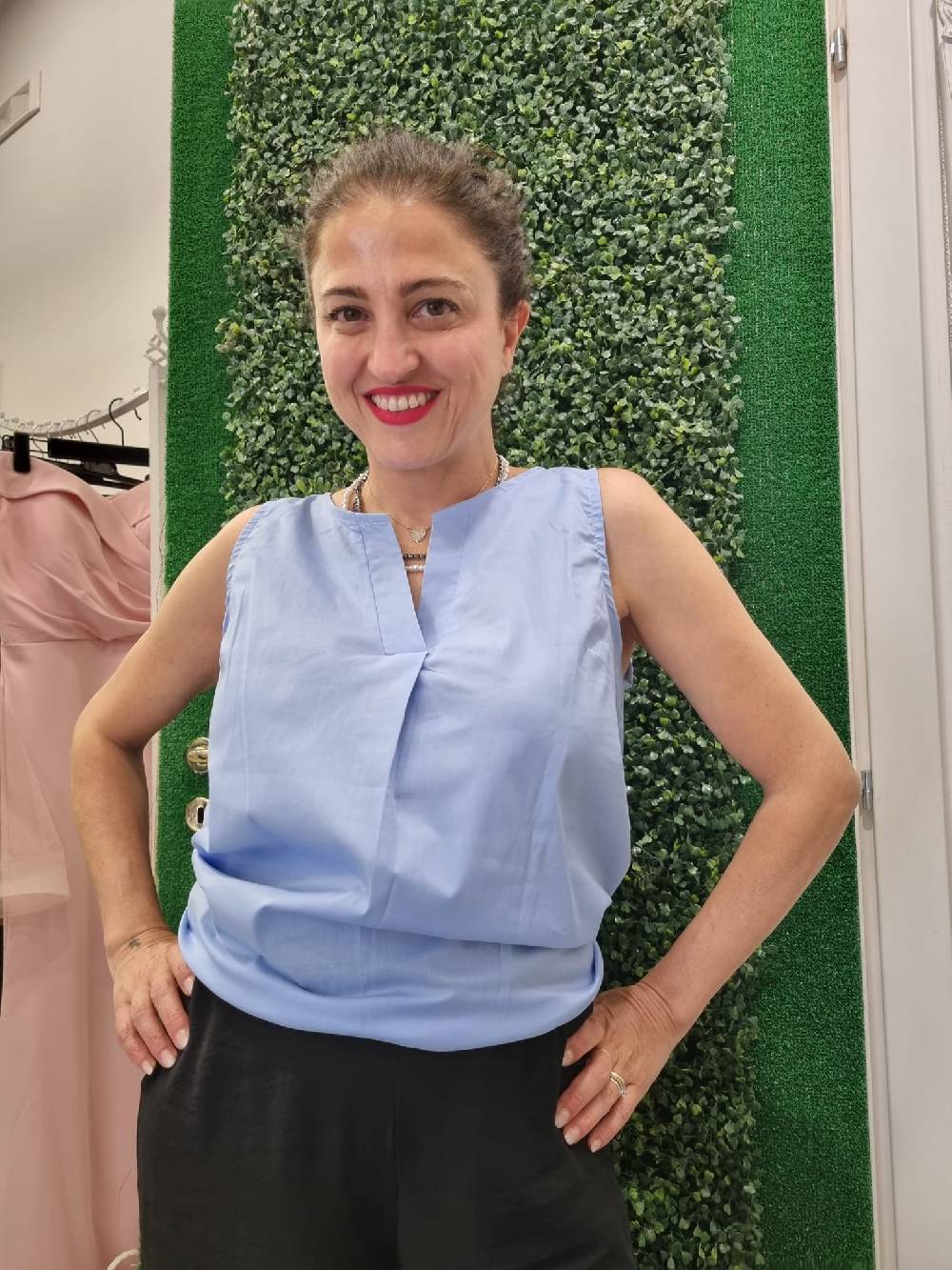 Le Chicche Blusa Smanicata Cotone Ultimi due giorni