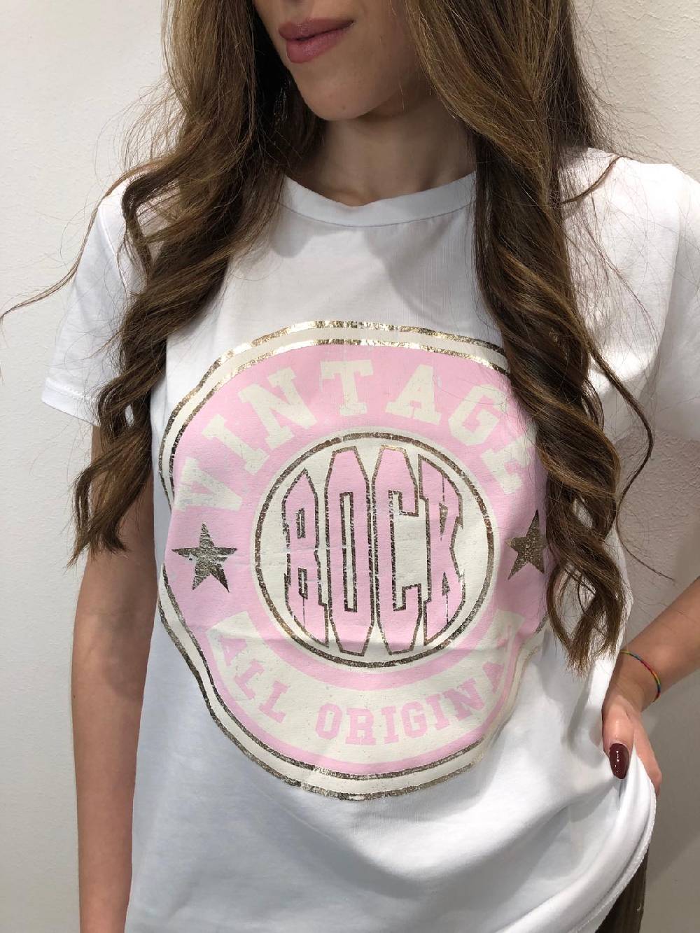 Le Chicche T-shirt Vintage Rock 50% di sconto con spedizione gratuita