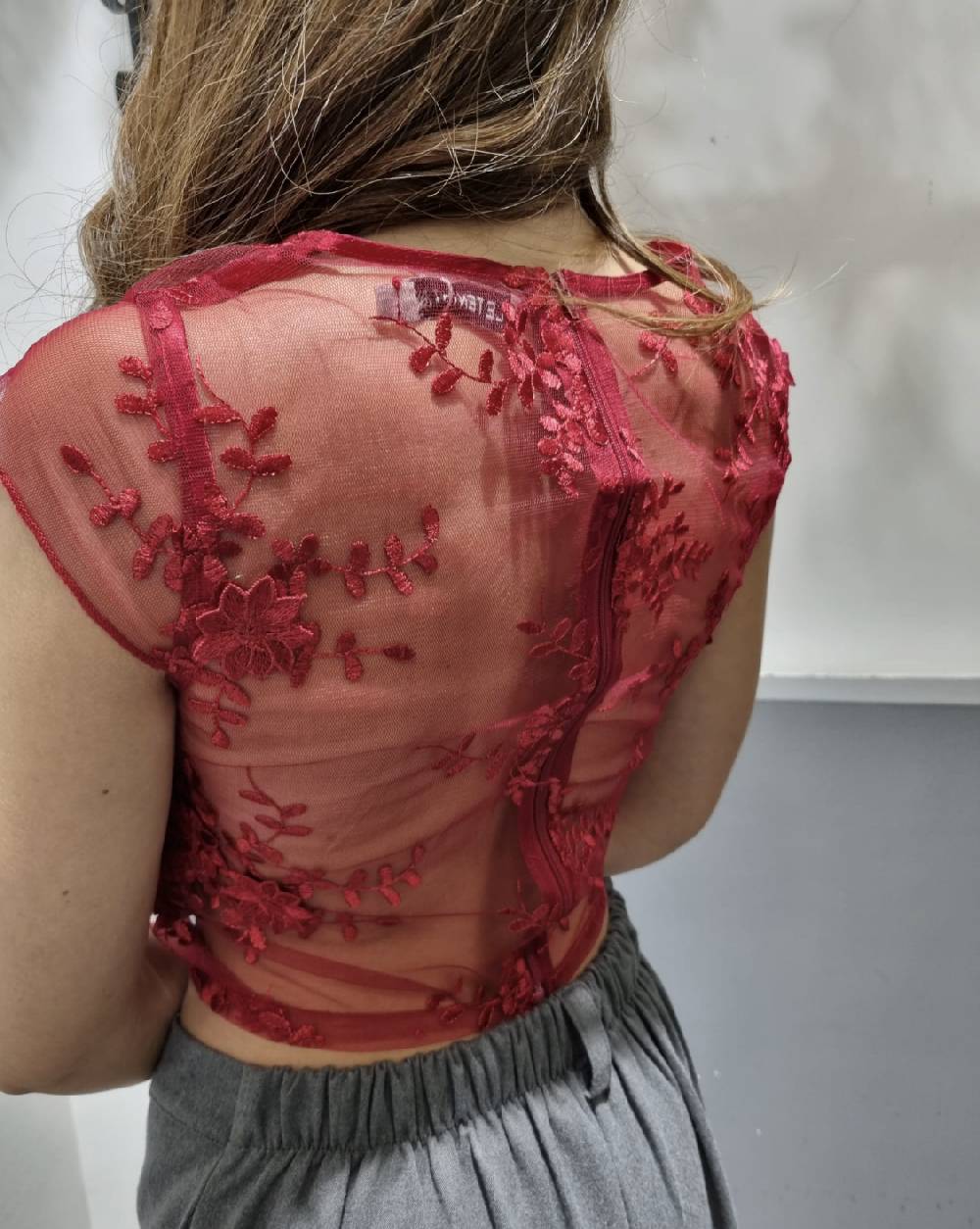 Le Chicche Bustier Rosso In Linea