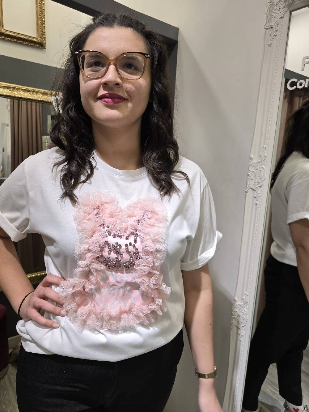 Le Chicche T-shirt Orso Rosa Promozione