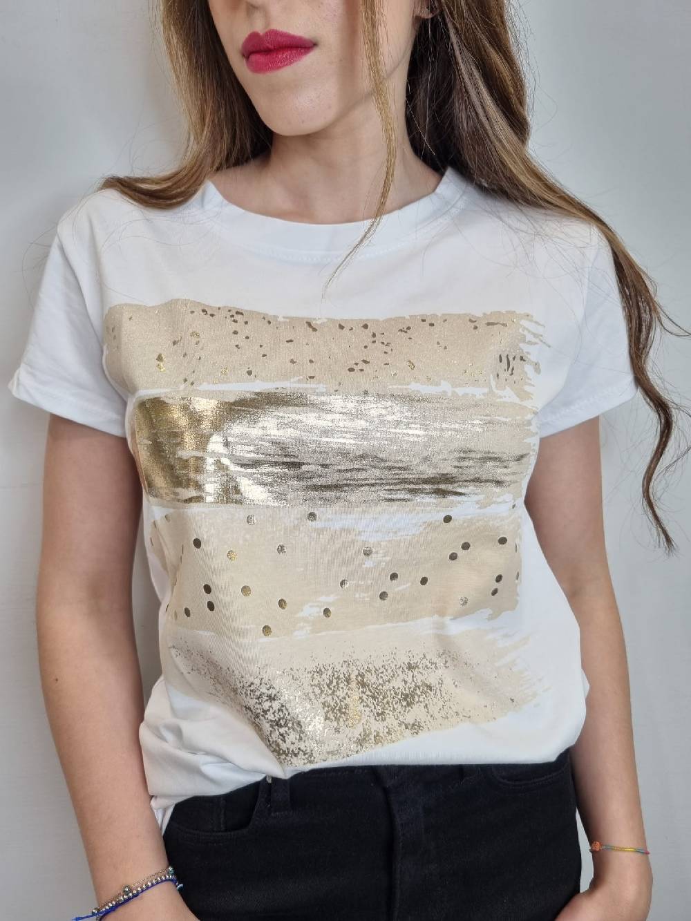 Le Chicche T-shirt Pennellate Pezzi Unici