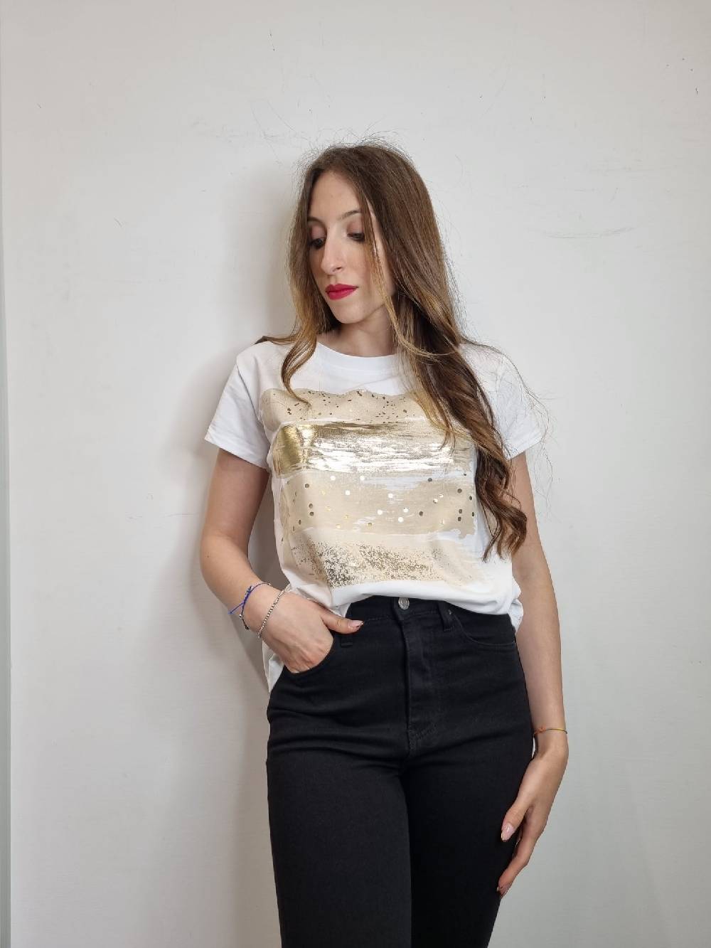 Le Chicche T-shirt Pennellate Pezzi Unici