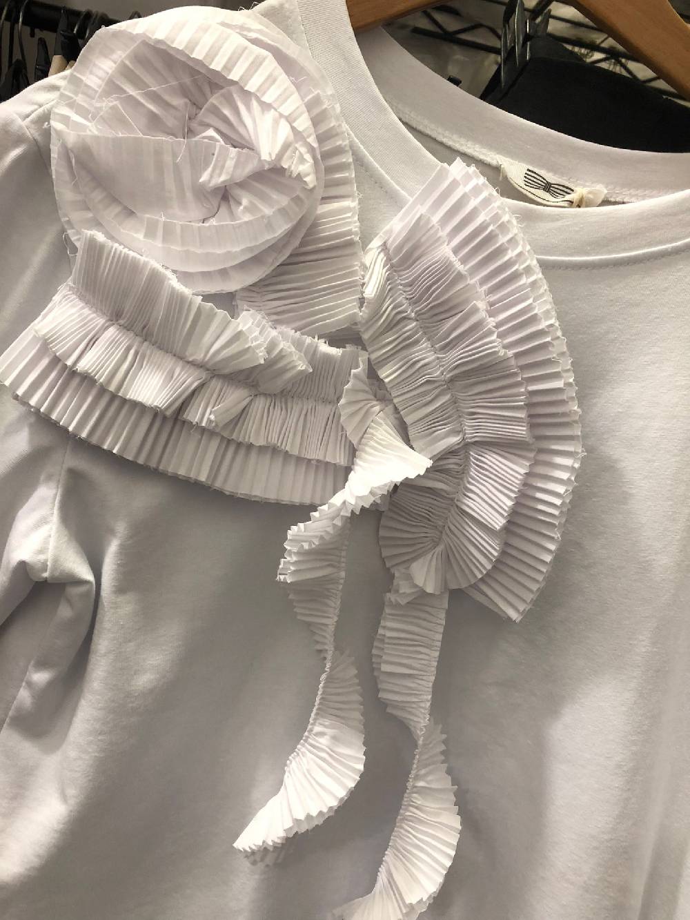 Le Chicche T-shirt Rouches Consegna Veloce