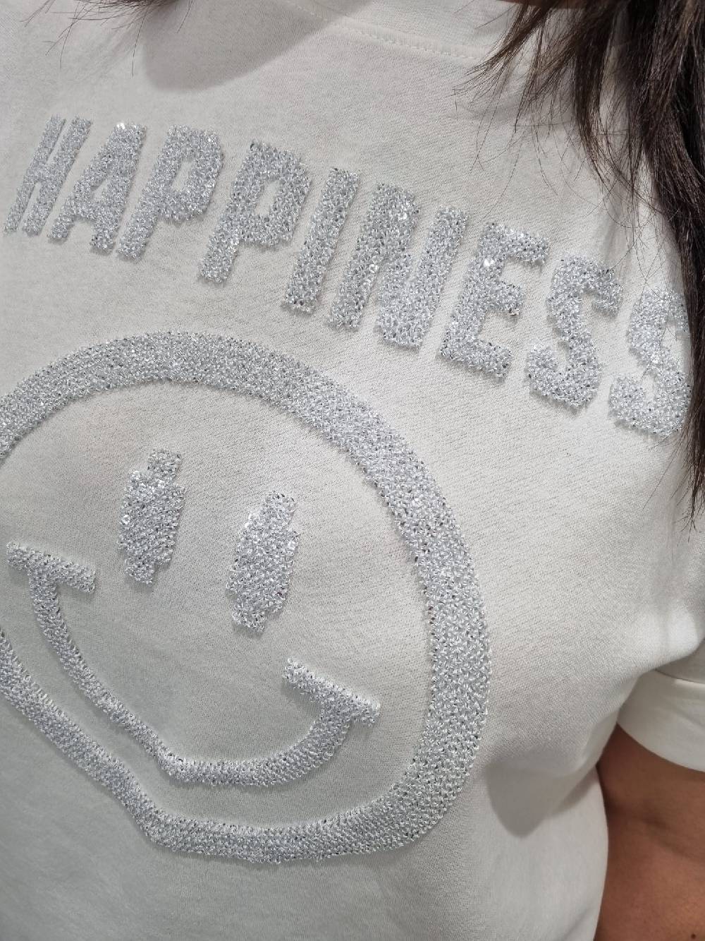 Le Chicche T-shirt Happiness Sconto di tempo limitato