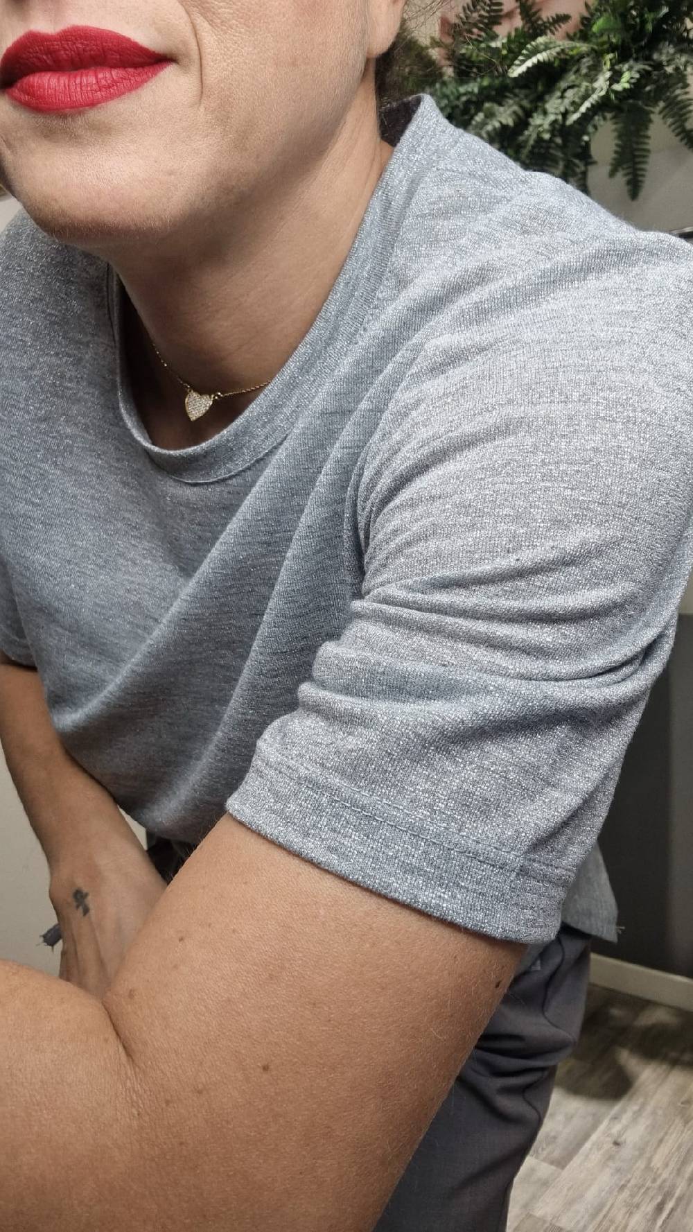 Le Chicche T-shirt Lurex 951 Grande vendita