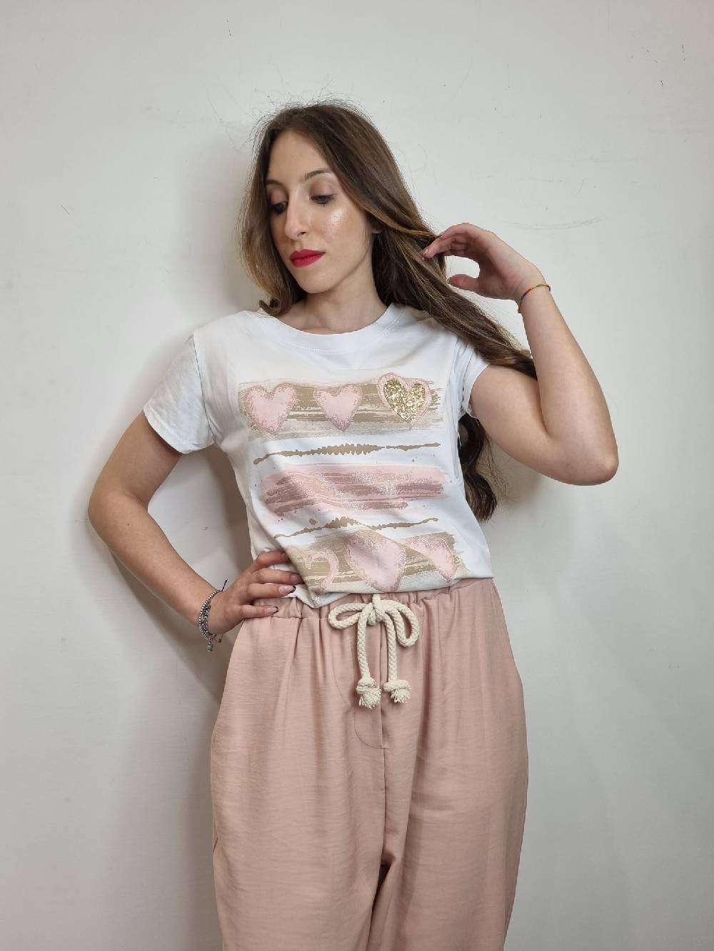 Le Chicche T-shirt Cuori 988 Offerta Pasqua