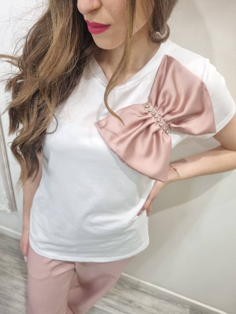 Le Chicche T-Shirt Fiocco Offerta San Valentino
