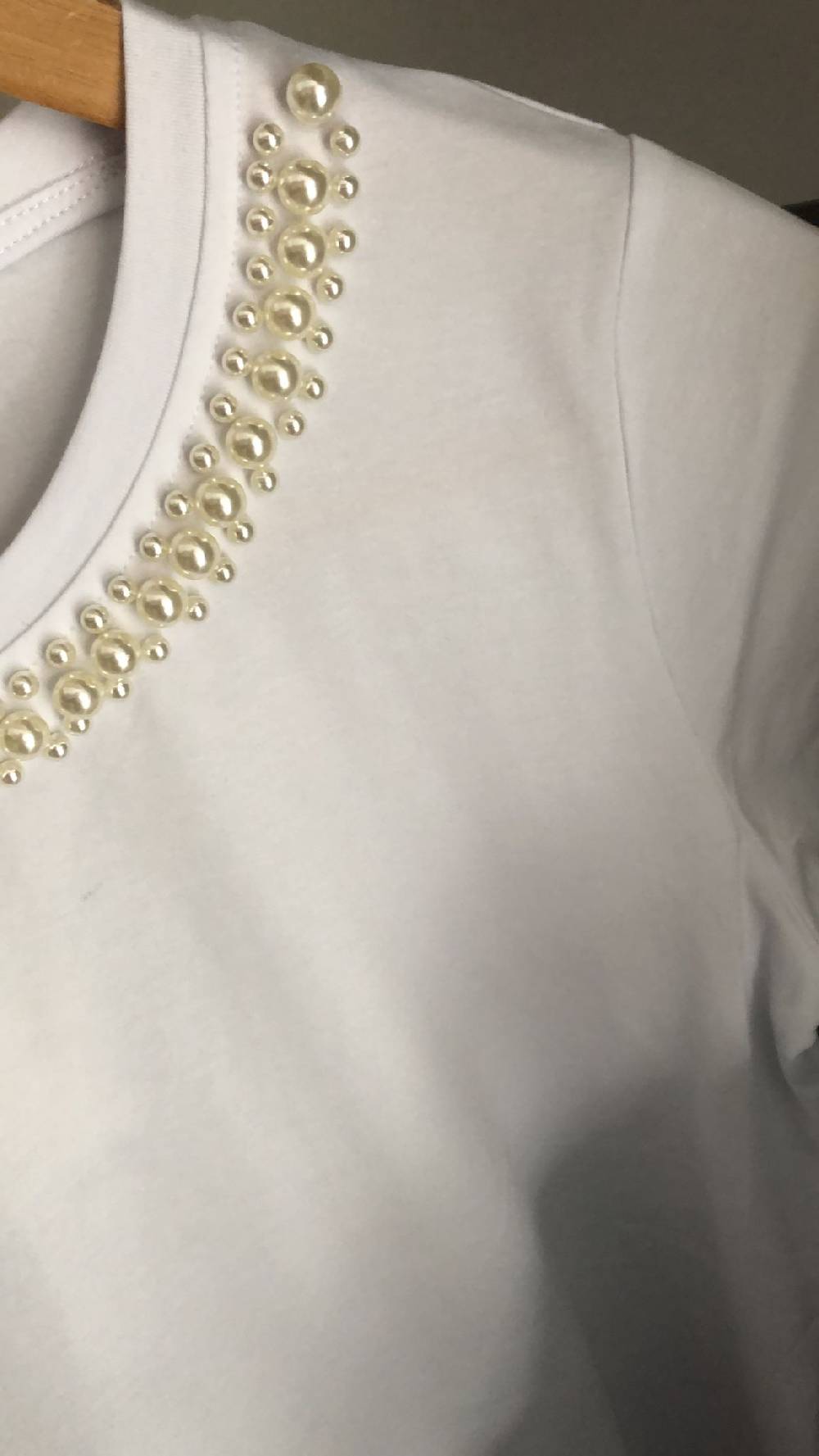 Le Chicche T-shirt Girocollo Perle Latest fashion