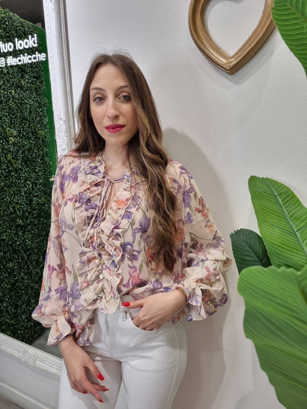 Le Chicche Camicia Flowers Offerte giornaliere