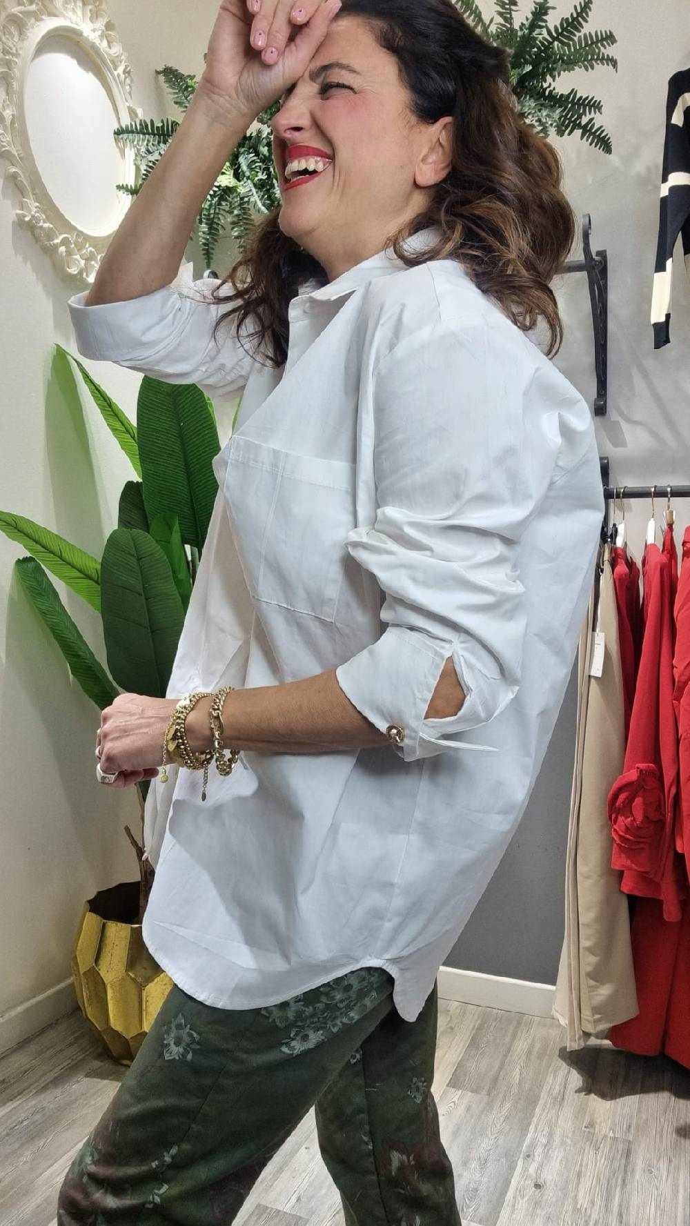 Le Chicche Camicia Oversize Cotone Fino al 60% di sconto