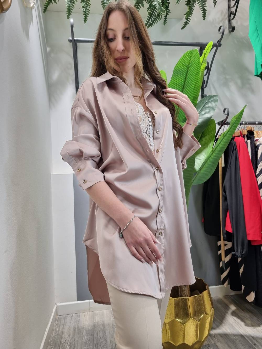 Le Chicche Camicia Satinata 061 Sostegno trimestrale