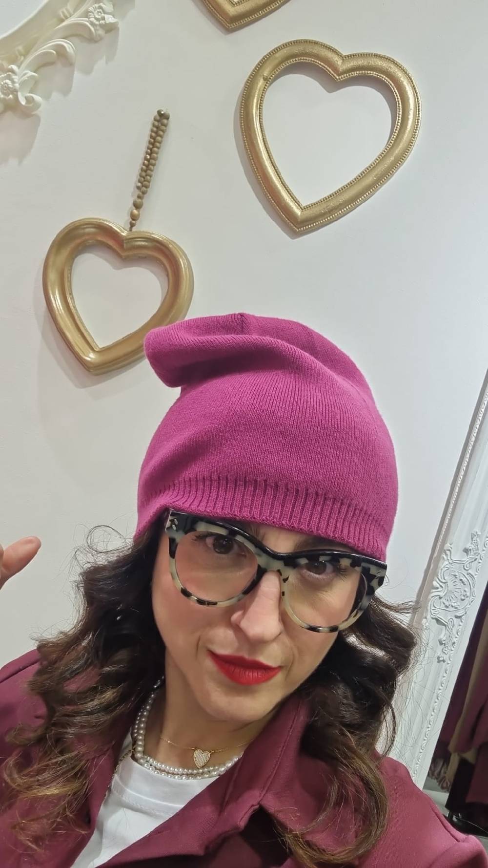 Le Chicche Cappello Cuffia Peonia Duty-free