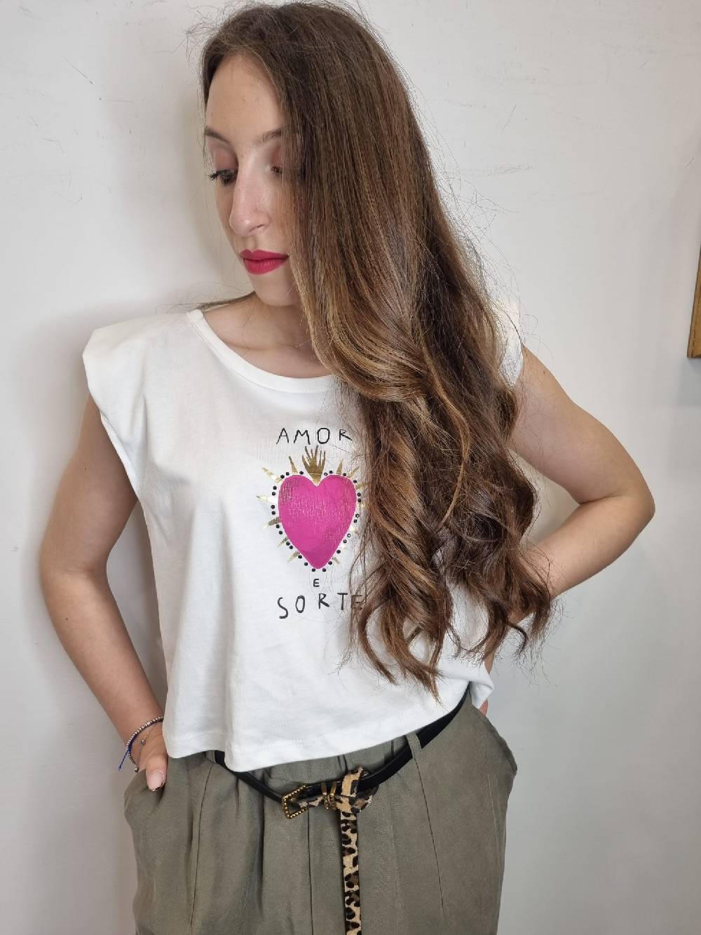 Le Chicche T-shirt “Amor e Sorte” Presa