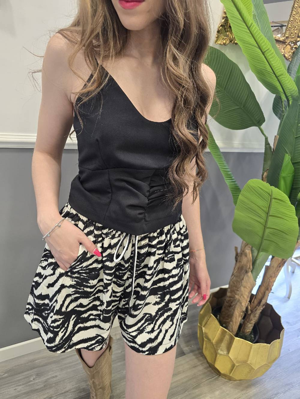 Le Chicche Shorts Striato Economico