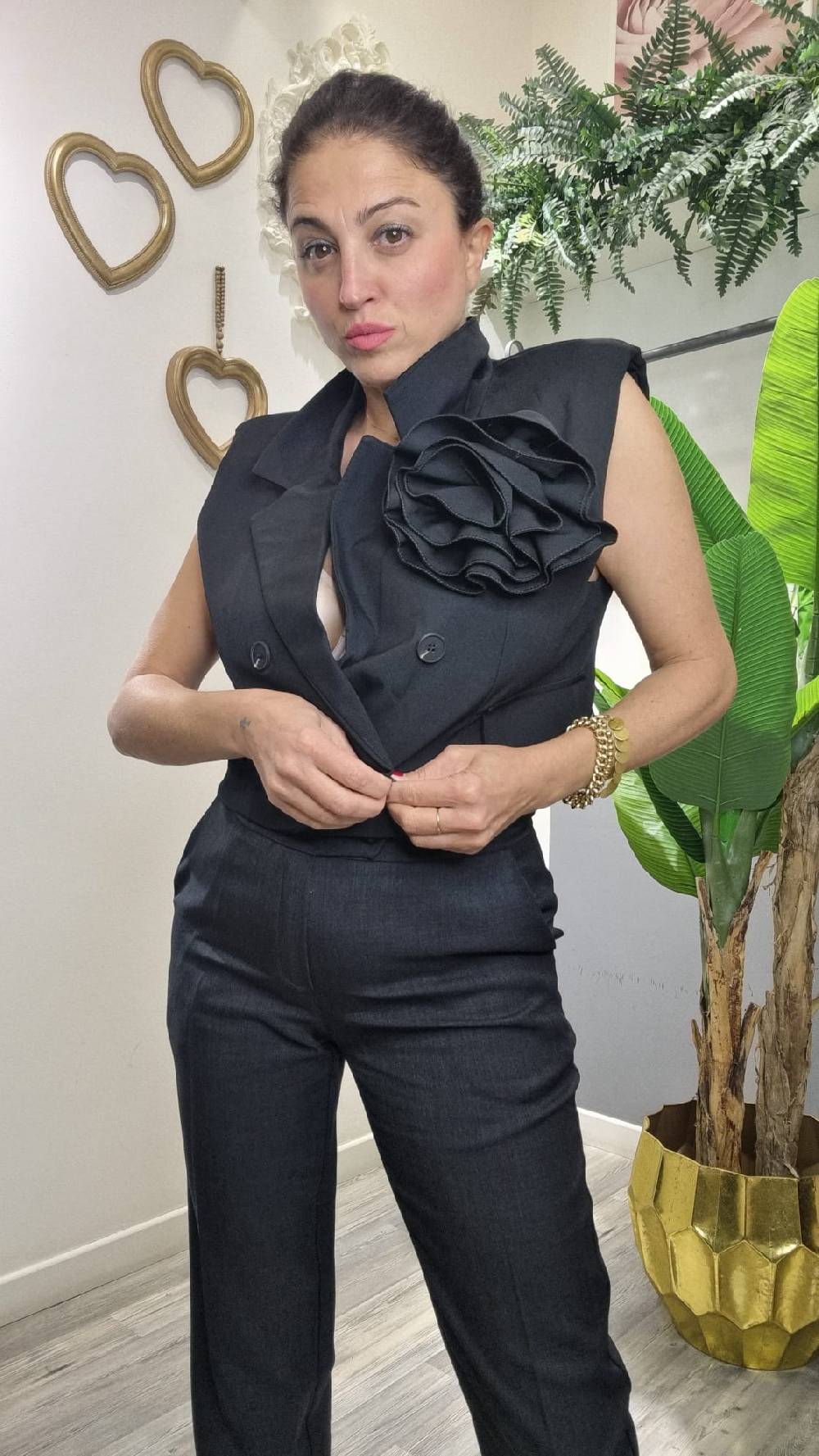 Le Chicche Coordset 981 Gilet Bestseller