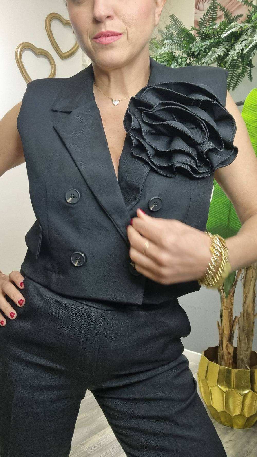 Le Chicche Coordset 981 Gilet Bestseller