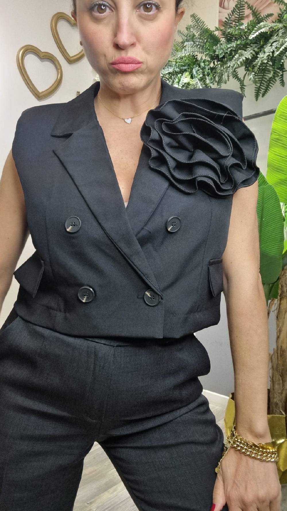 Le Chicche Coordset 981 Gilet Bestseller