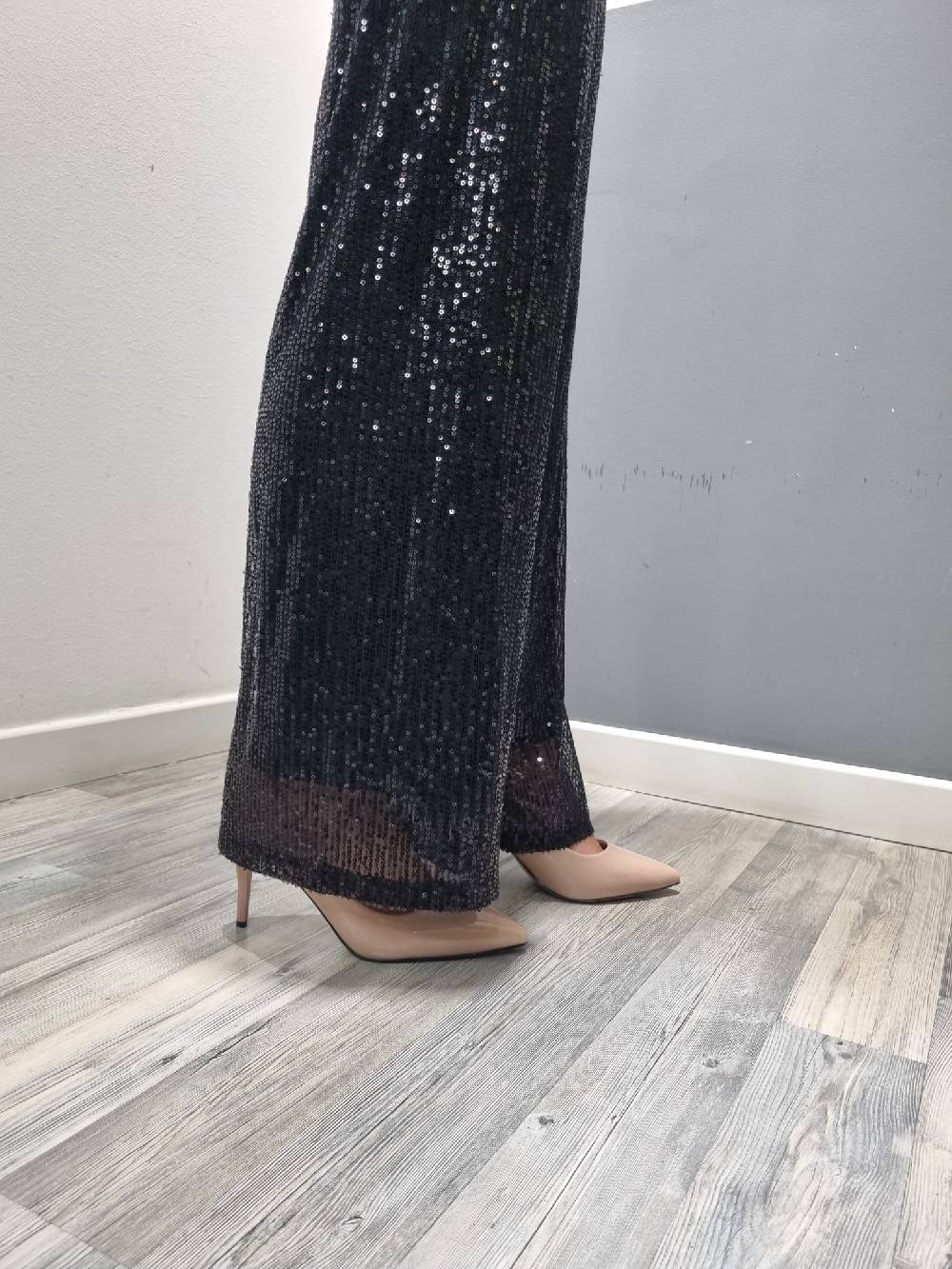 Le Chicche Pantalone Paillettes Nero ACQUISTA ORA