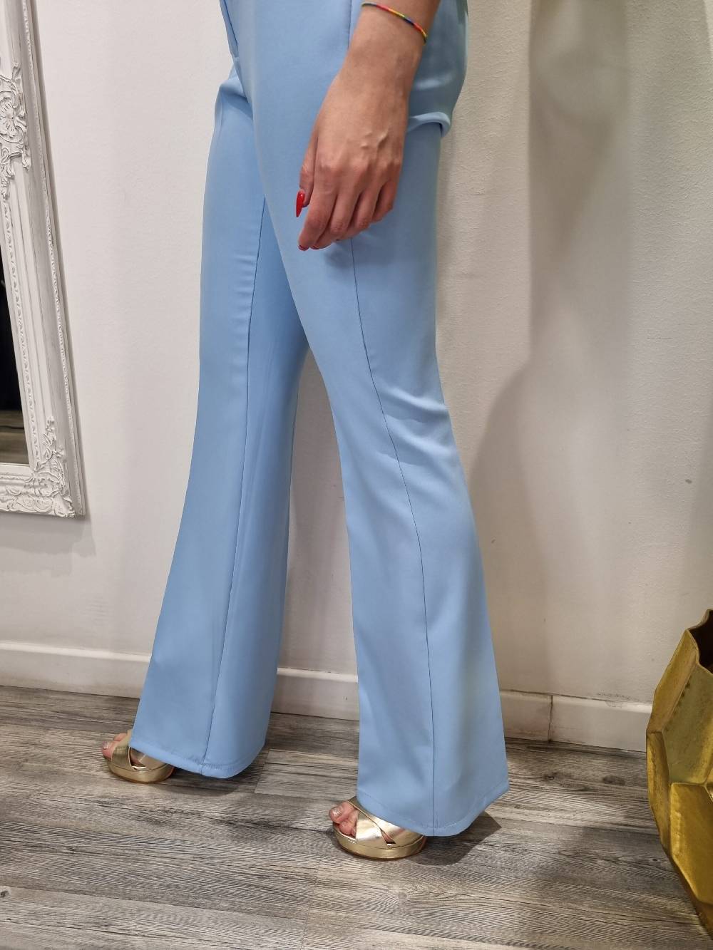 Le Chicche Pantalone Azzurro Cielo Offerta migliore