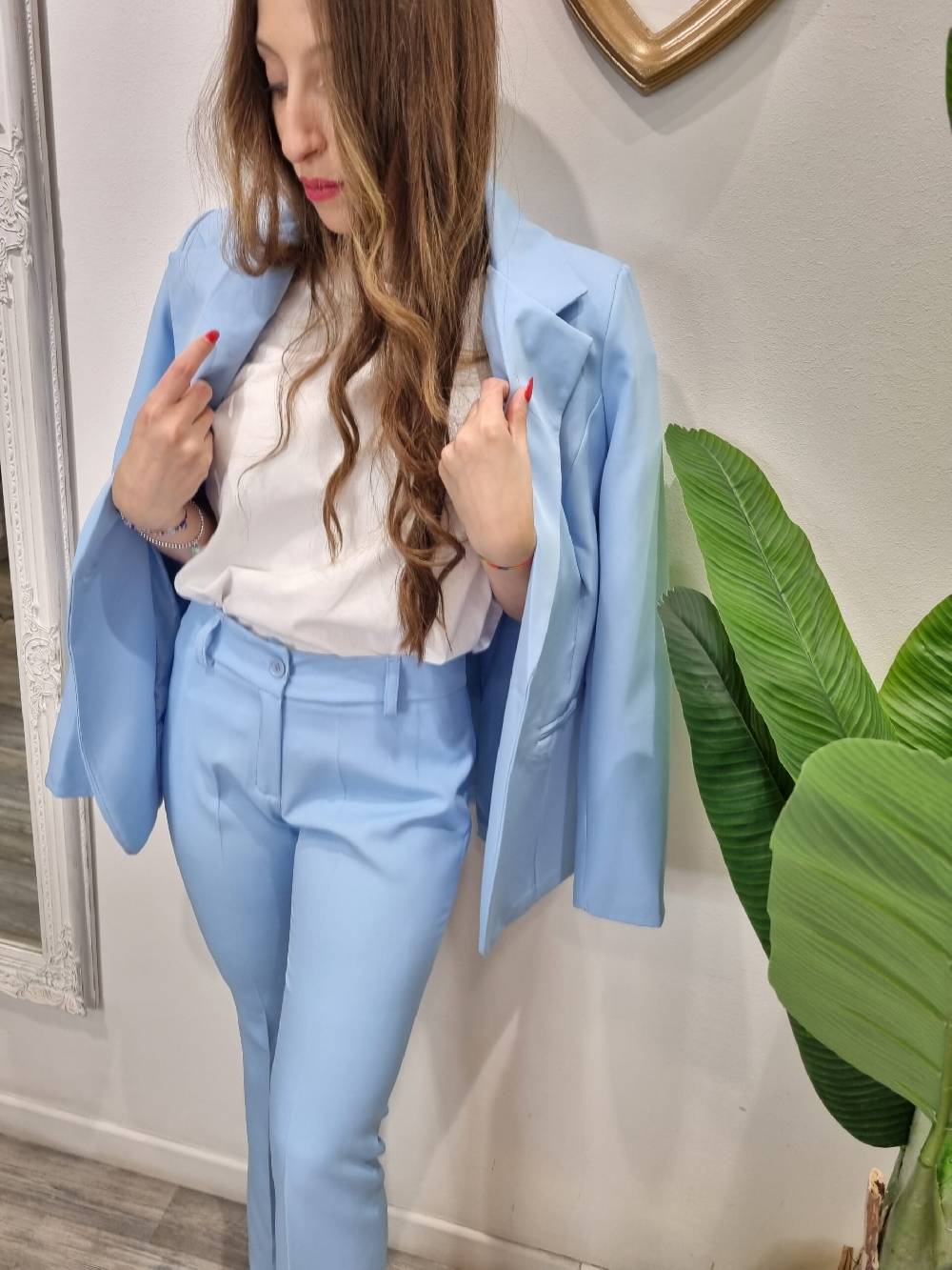 Le Chicche Pantalone Azzurro Cielo Offerta migliore