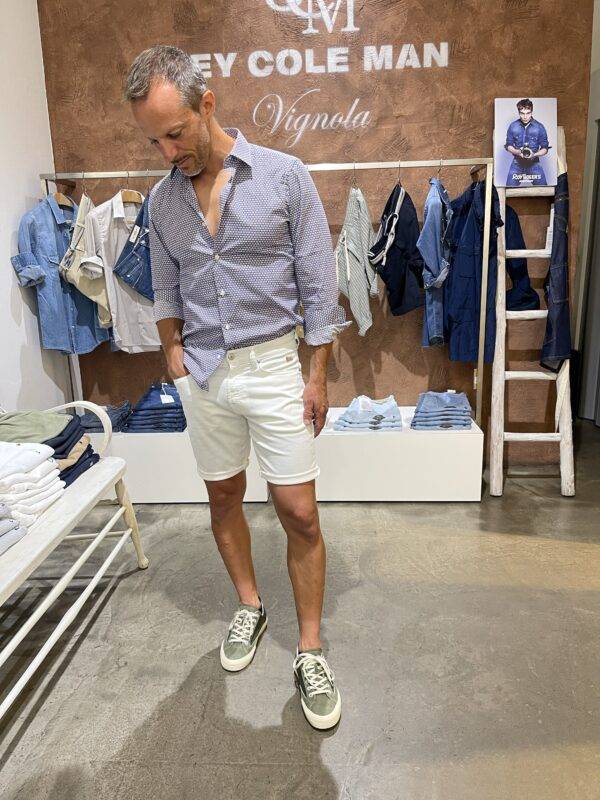 JCM Jey Coleman Camicia uomo slim fit fantasy Luca Argentieri Italia