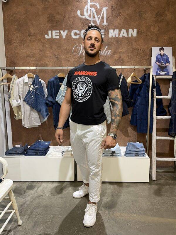 JCM Jey Coleman T-shirt unisex estiva con stampa CHT22 In Linea