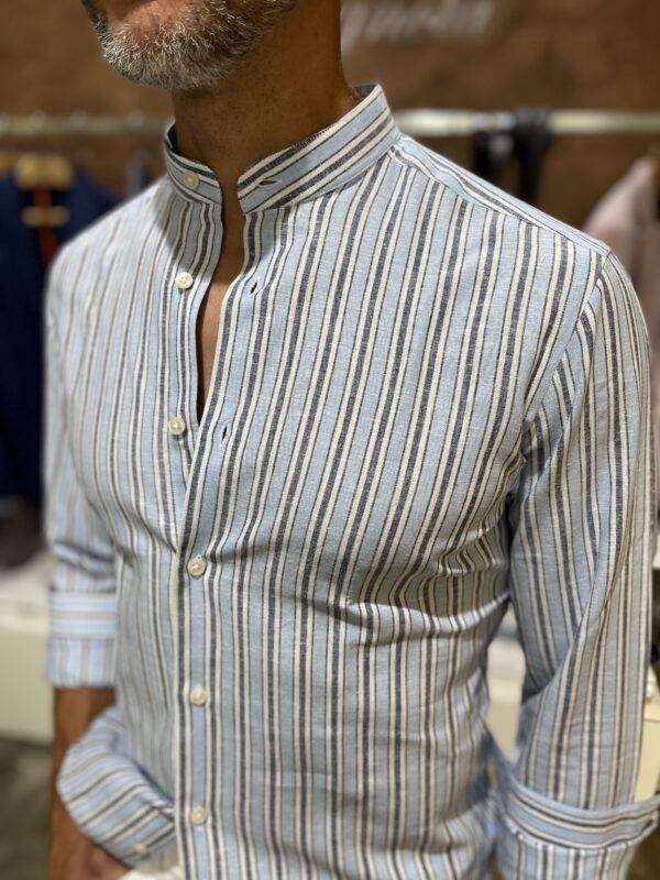 JCM Jey Coleman Camicia uomo estiva lino Luca Argentieri Nuovo