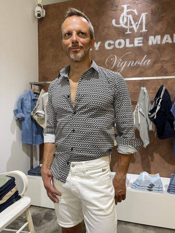 JCM Jey Coleman Camicia uomo fantasia Adb Vendita