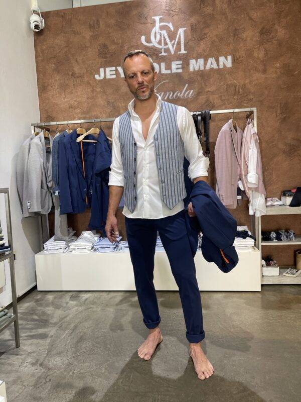 JCM Jey Coleman Pantalone uomo blu punto milano Exibit Prezzo Ridotto