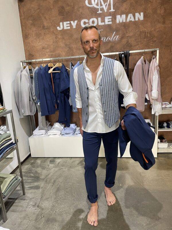 JCM Jey Coleman Pantalone uomo blu punto milano Exibit Prezzo Ridotto