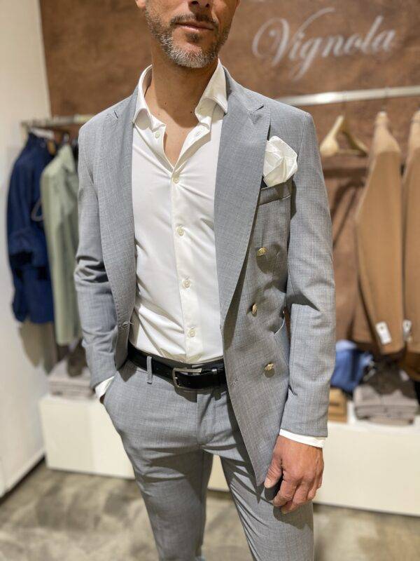 JCM Jey Coleman Pantalone uomo elegante fresco di lana Exibit Sconto