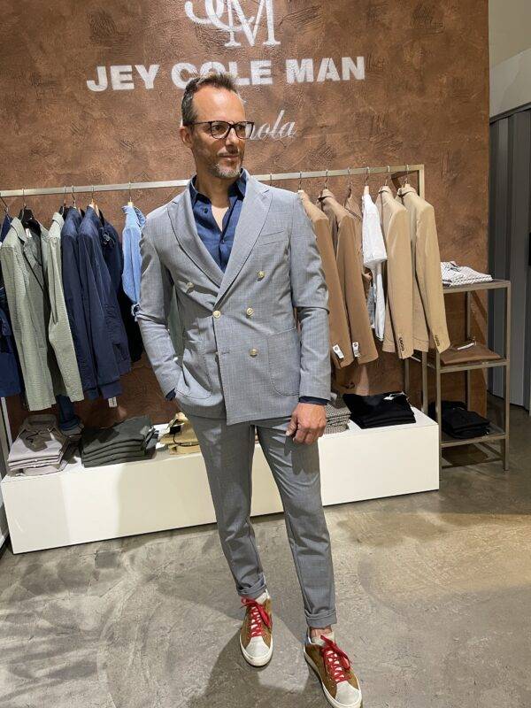 JCM Jey Coleman Giacca uomo elegante doppiopetto Exibit Offerta