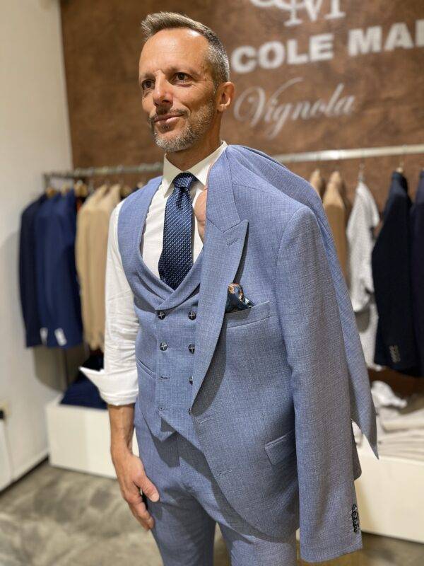JCM Jey Coleman Abito uomo elegante con giacca gilet e pantalone Piero Giachi Outlet