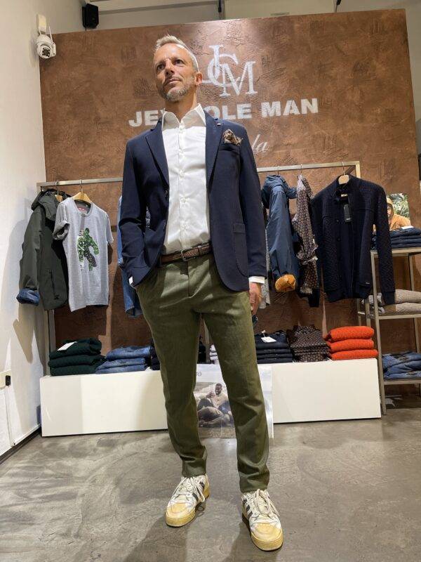 JCM Jey Coleman Pantalone uomo microfantasia Exibit Convenienza