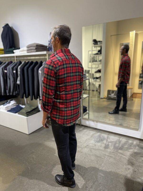 JCM Jey Coleman Camicia uomo in cotone flanellato, Di Biasi Presa