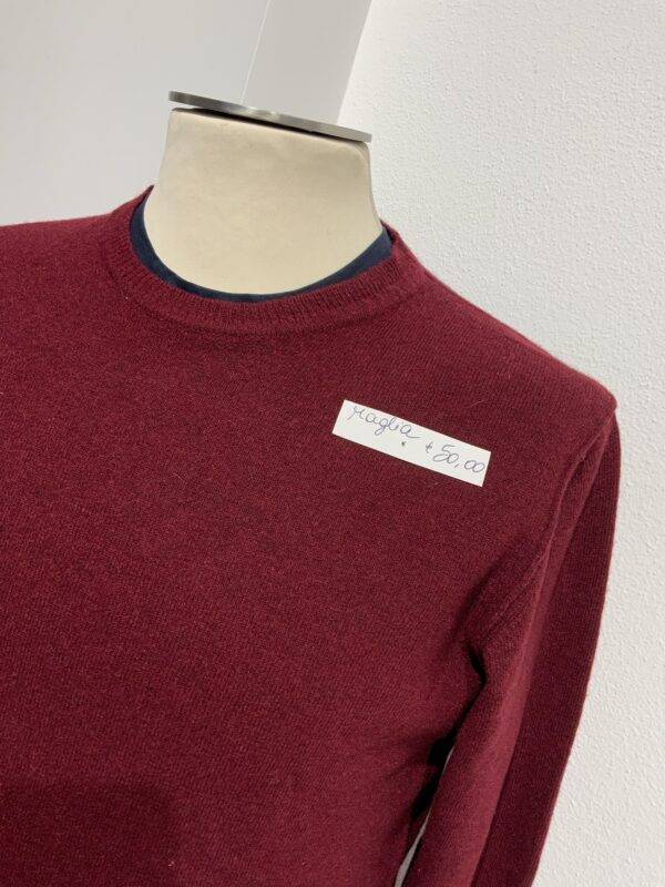 JCM Jey Coleman Maglia uomo misto lana con rotture Saldi