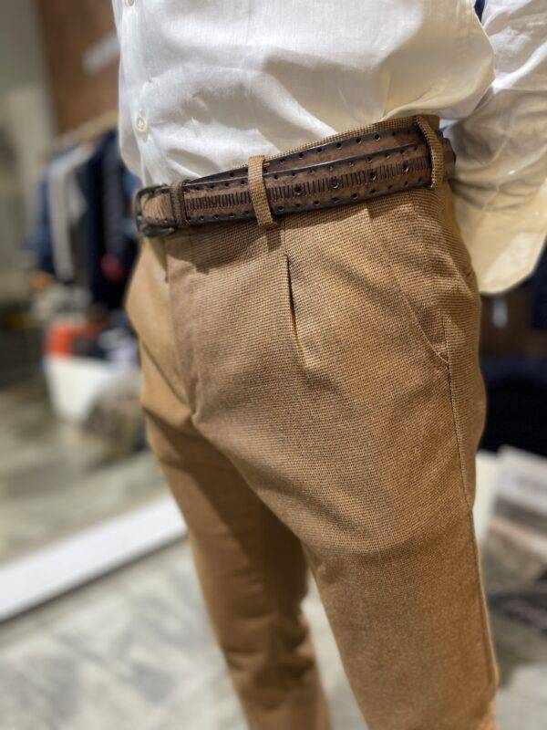 JCM Jey Coleman Pantaloni uomo microfantasia Exibit Vendita Calda