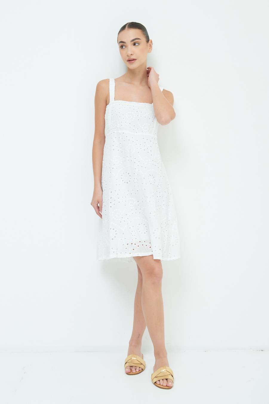 Kikisix ABITO S.GALLO CON ELASTICI DT BIANCO Nuovo