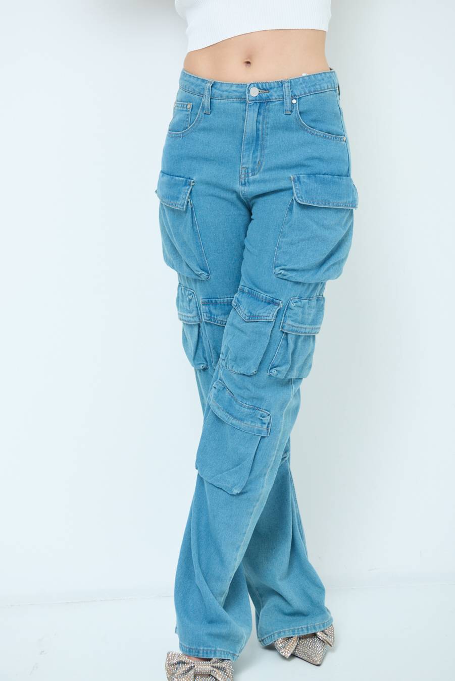 Kikisix JEANS CARGO JEANS I Più Venduti